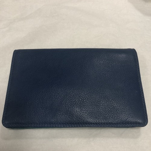 Lloyd Baker Multi Blue & Green Leather Wallet