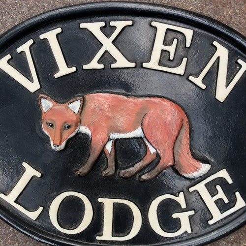 House Plaque Heavy cast Iron