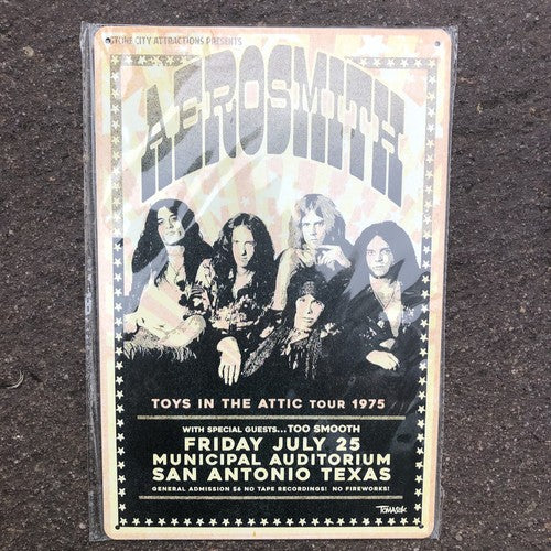 Aerosmith Metal Sign