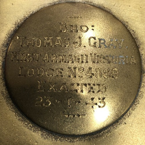 Masonic Roll Of Honor Gilt And Enamel Medal Local Interest
