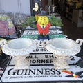 Pair Of Cast Iron Vintage Style Urns