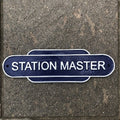 Station Master Cast Iron Sign