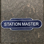 Station Master Cast Iron Sign