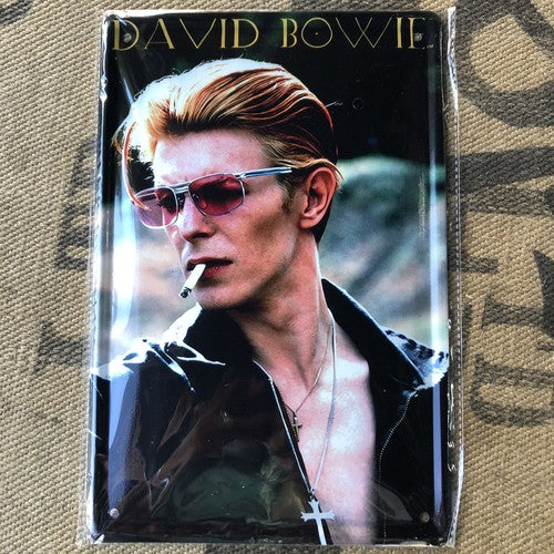 David Bowie Metal Sign