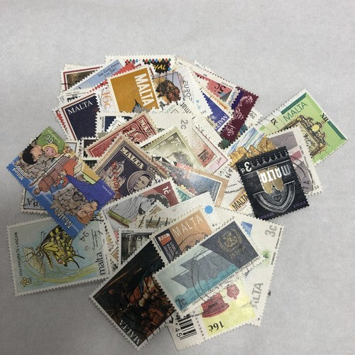 Stamps Of Malta 90 Different Collectors Duplicates