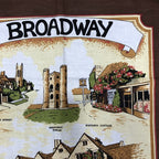 In The Cotswolds Broadway Vintage Tea towel