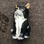 Cat Cast Iron Money Box Vintage Style