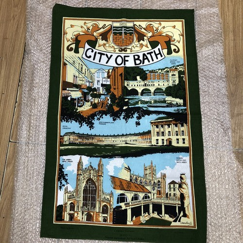 City Of Bath Vintage Tea Towel