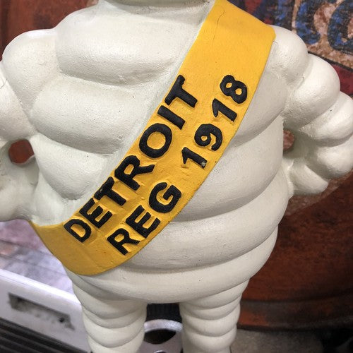 Michelin Man Cast Iron On Tyre Base