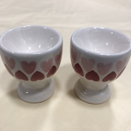 Eggcups Sweetheart Design Pair