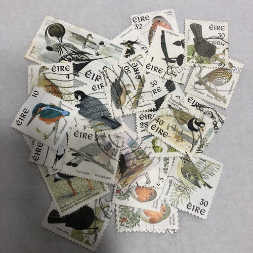 Bird Irish Punt Currency Definitive Postage Stamps