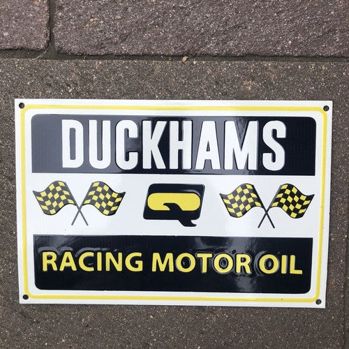 Duckhams Racing Motor Oil Enamel Sign