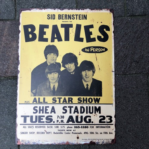 Beatles In Person Vintage Style Sign