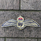 RAF Wings Metal Sign
