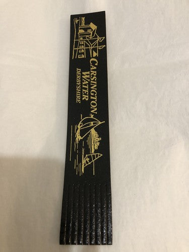 Bookmark Cardington Water Derbyshire Vintage Leather