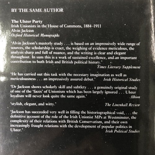 Colonel Edward Saunderson Land And Loyalty In Victorian Ireland 1995