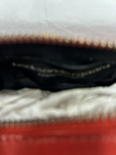 beck sondergaard Red Leather Zipped Pencil Case