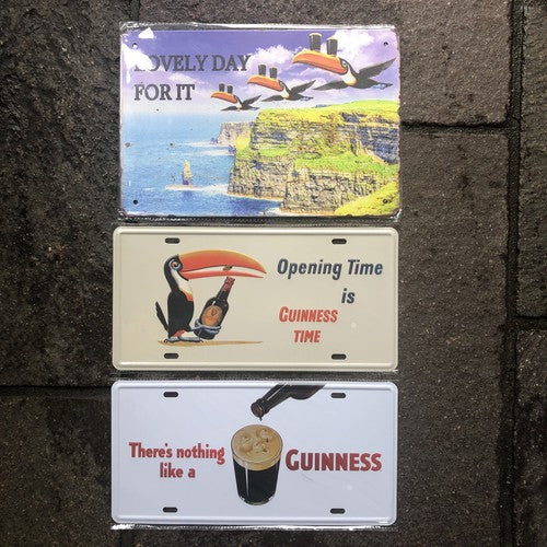 Bundle Of Three Guinness Metal Signs