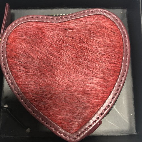 Osprey London Leather Heart Coin Purse