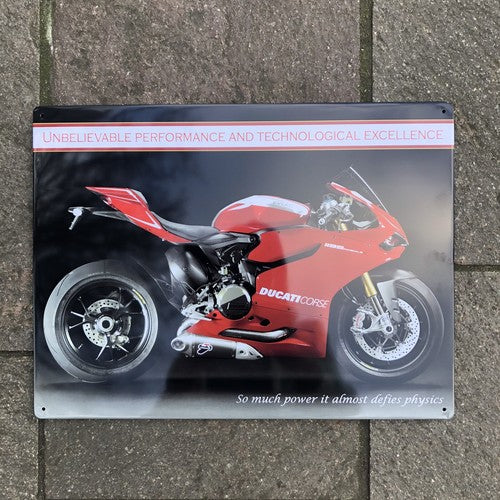 Ducati Corse Metal Sign