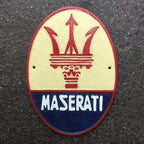 Maserati Cast Iron Sign