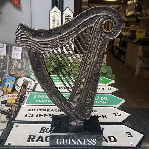 Guinness Harp On Marble Base