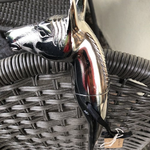 Horse Head Nickel Shoe Horn 53x 9 X5 Cms