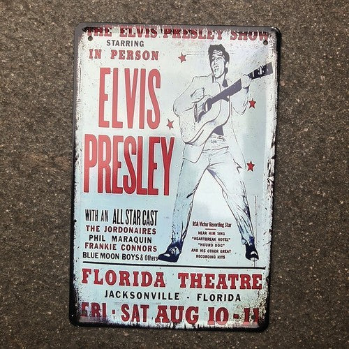 Elvis Presley Metal Sign New Design