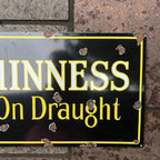 Guinness On Draught Enamel Sign