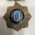 Masonic Roll Of Honor Gilt And Enamel Medal Local Interest
