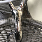 Horse Head Nickel Shoe Horn 53x 9 X5 Cms