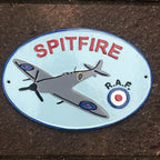 Spitfire Aluminium Sign