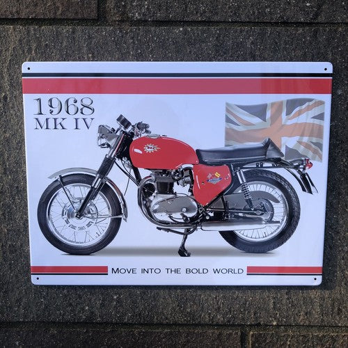 BSA 1968 MK IV Metal Sign