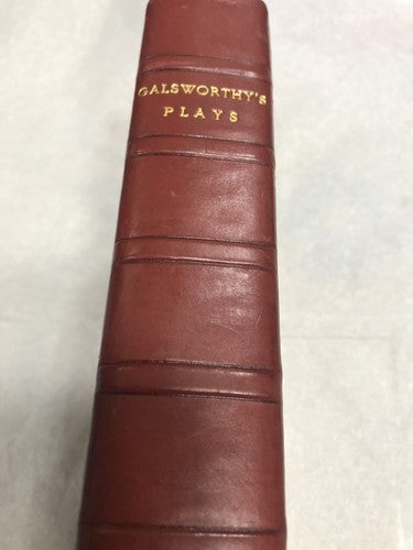The Plays Of John Galsworthy Leather Bound