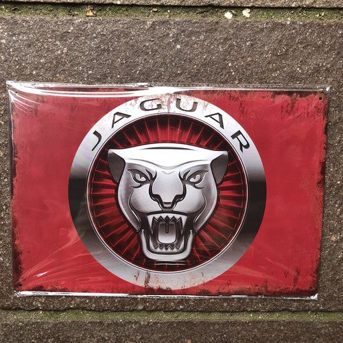 Jaguar Metal Sign