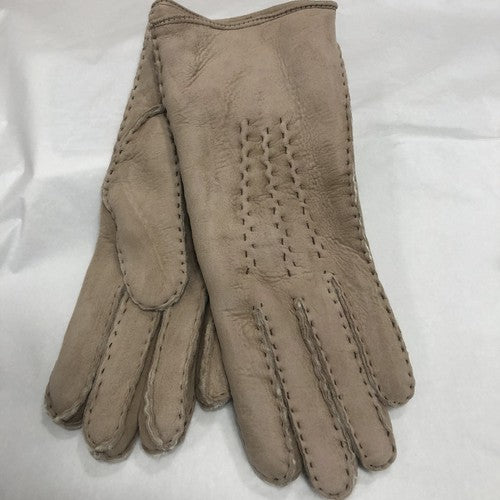 Sheepskin Genuine Gloves Mushroom Colour See All Photos Pair No 4