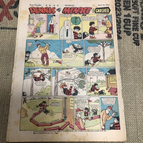 Beano Bundle Of Four 1973 Comics