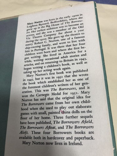 The Borrowers Avenged Mary Norton Printed In America