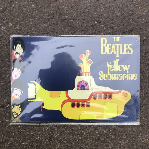 The Beatles Yellow Submarine Metal Sign