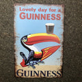 Guinness Lovely Day Metal Sign New Design
