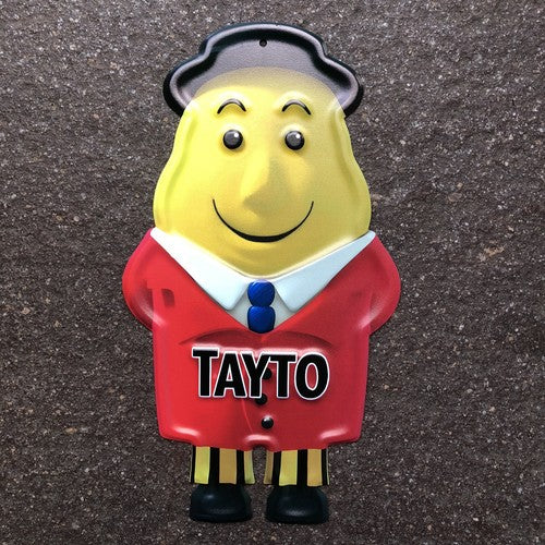 Tayto Man Metal Sign