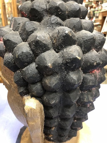 Vintage Buddha Carved Head