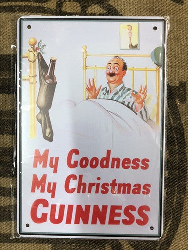 My Goodness My Christmas Tin Sign Good Quality