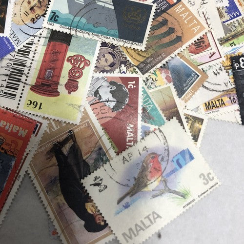 Stamps Of Malta 90 Different Collectors Duplicates