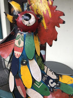 Cockerel Vintage Style Tin Plate