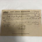 Post Office Telegraph Forms Seven Edwardian (1903)