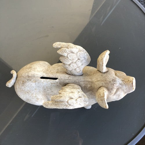 Cincinnati State Cast Iron Flying Pig Money Box