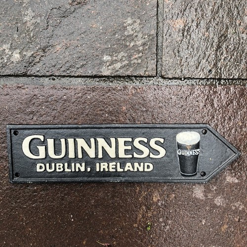 Guinness Dublin Ireland Cast Ireland Sign