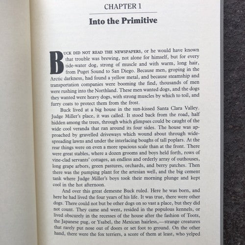 The Call Of The Wild Readers Digest