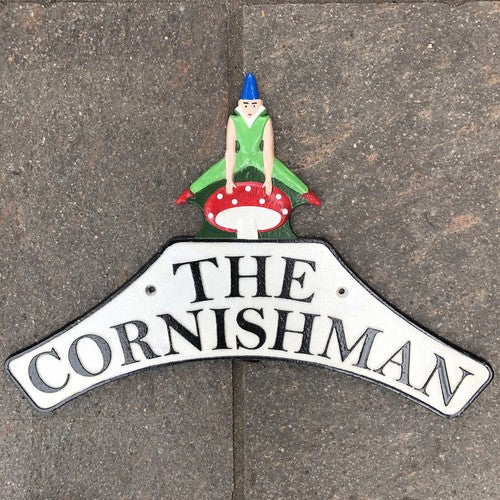 The Cornishman Cast Iron Sign